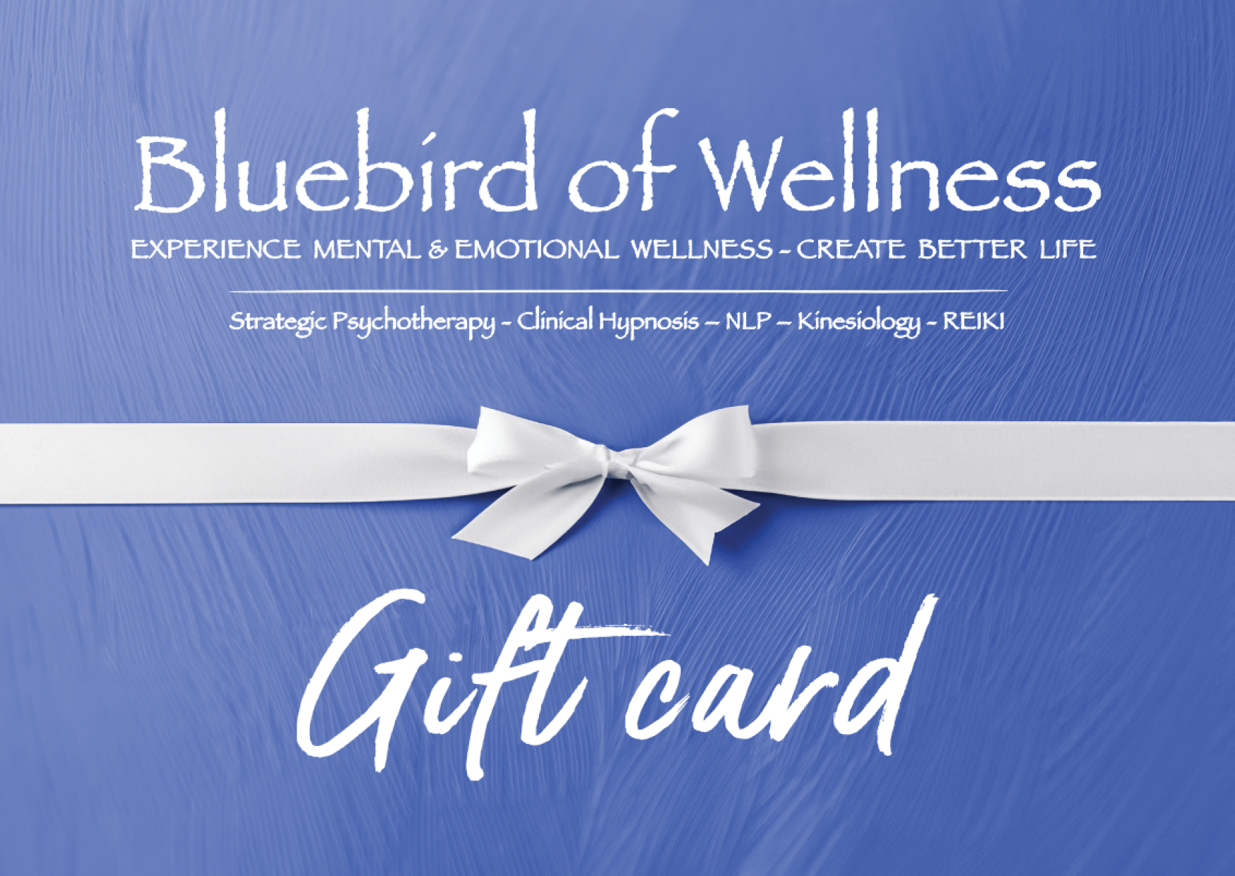 Bluebird of Wellness Gift card